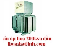 3 phase voltage stabilizer oil Lioa 200kva 
