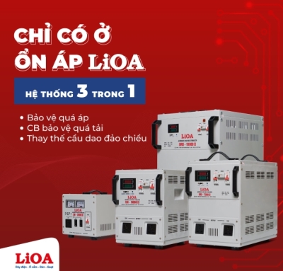 LIOA  MADEIN VIET NAM 1988-2025 - CÁC SẢN PHẨM ỔN ÁP LIOA- BIẾN ÁP LIOA - Ổ CẮM ĐIỆN LIOA - LIÊN HỆ MUA HÀNG