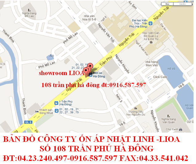 BẢN ĐỒ LIOA SỐ 108 TRẦN PHÚ HÀ ĐÔNG