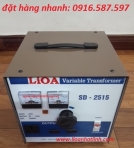 Biến áp sd 2510| biến áp lioa 10A 2,2kva 0v-250v