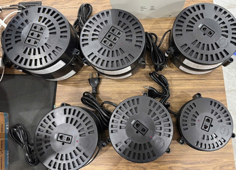máy biến áp đổi nguồn 1 pha input 220v output 100v 110v 120v công suất từ 100va -20kva
